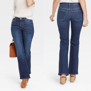 Universal Thread Women's High-Rise slim Bootcut Jeans in Blue wash Sz 6R/28